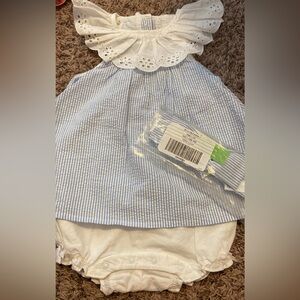 NWT Janie and Jack 18/24 more romper plus matching headband